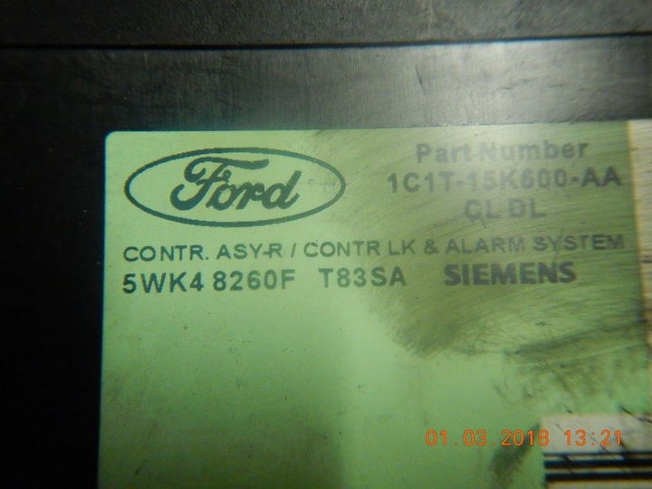 Блок комфорта к Ford Transit 2000