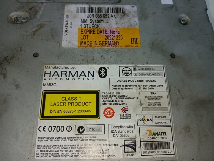 Блок навигации к Audi A4 2007