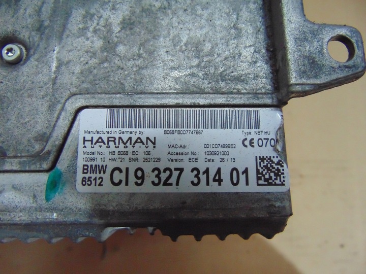 Блок навигации к BMW 1 2011