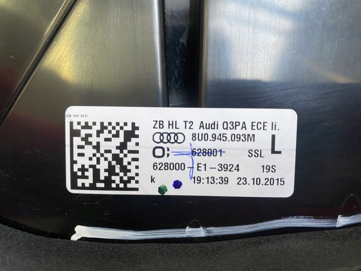 Фонарь задний левый к Audi Q3 2015