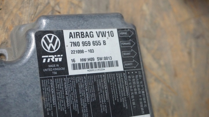 Блок AirBag к SEAT Alhambra 1996