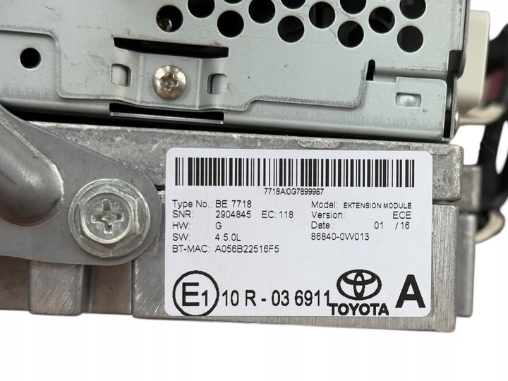 Блок навигации к Toyota Yaris 2017