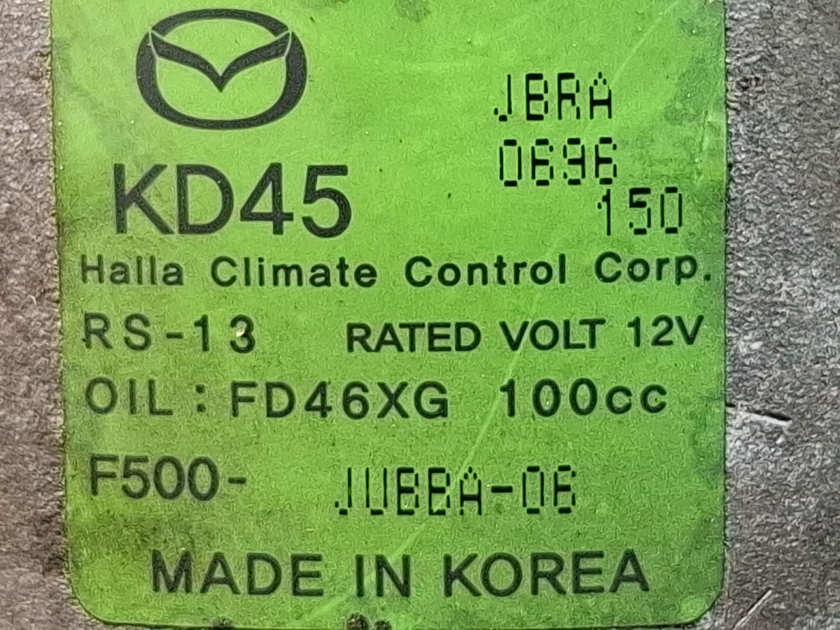 Компрессор кондиционера к Mazda CX-5 2016