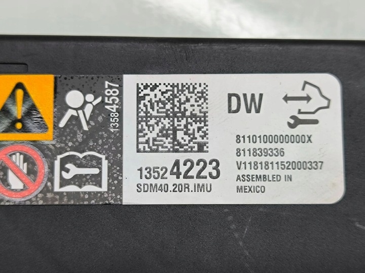 Блок AirBag к Chevrolet Bolt 2016