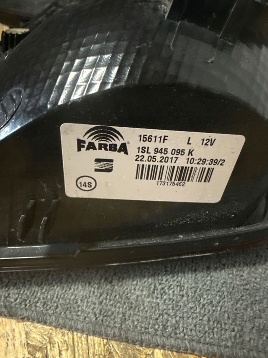 Фонарь задний левый к SEAT Mii 2011