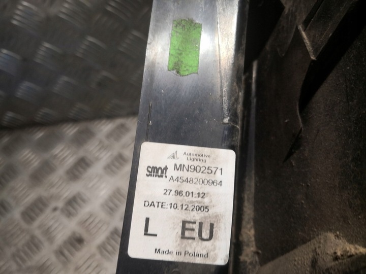 Фонарь задний левый к Smart Forfour 2004