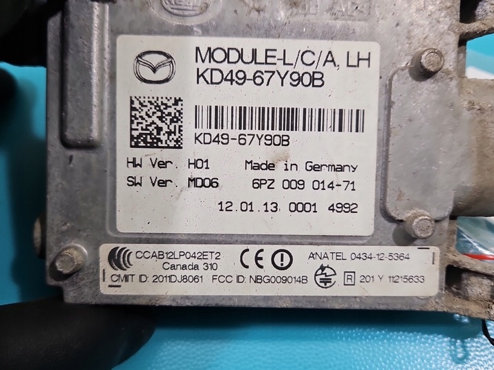 Блок комфорта к Mazda 5 2005
