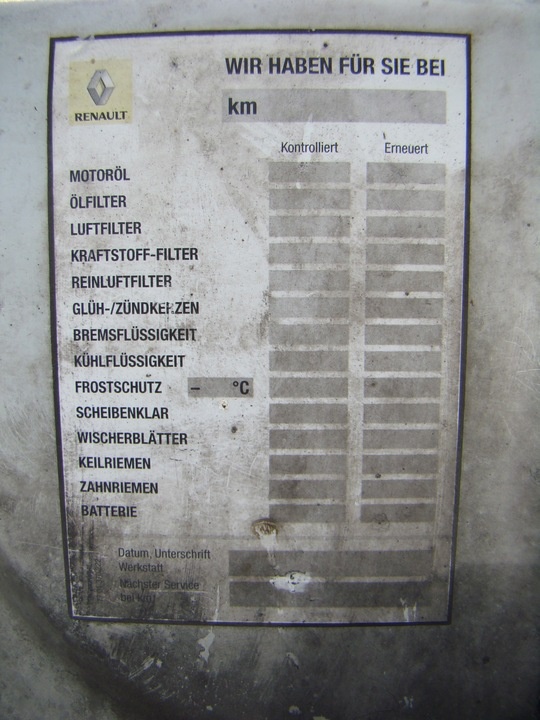 Капот к Opel Super Six 2010