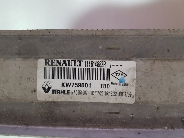 Интеркулер к Renault Trafic 2014