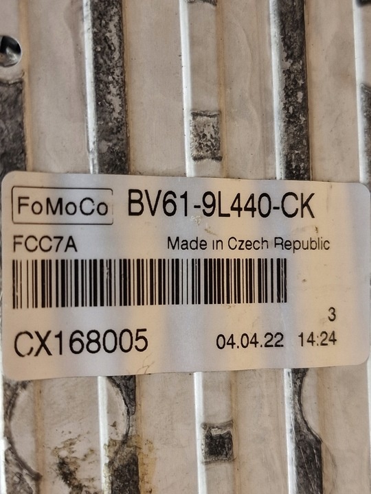 Интеркулер к Ford C-MAX 2010