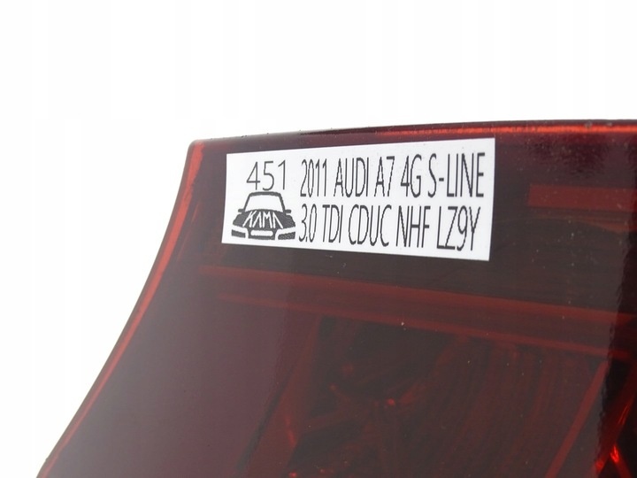 Фонарь задний правый к Audi A7 2010
