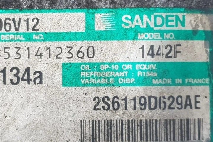 Компрессор кондиционера к Ford Fiesta 2001
