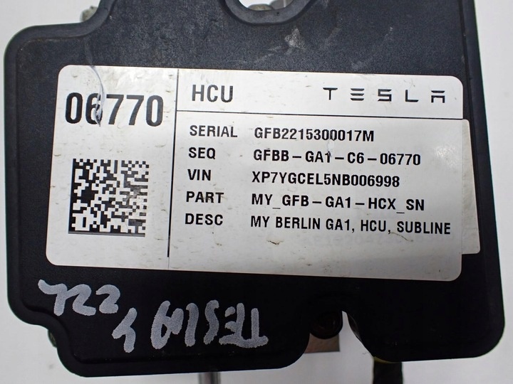 Блок ABS к Tesla Model Y 2020