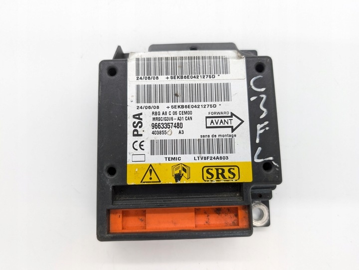 Блок AirBag к Citroen C3 2002