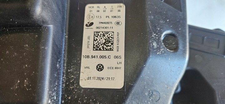 Фара левая к Volkswagen ID.3 2019