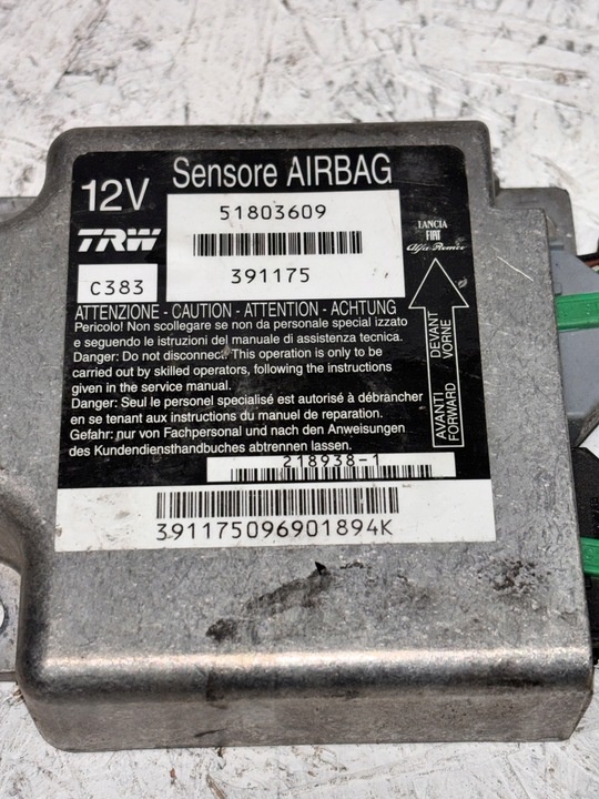 Блок AirBag к Fiat Panda 2003