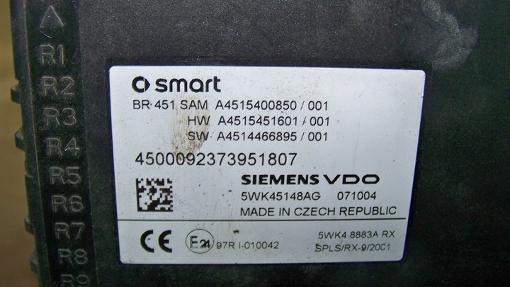 Блок предохранителей к Smart Fortwo 2007
