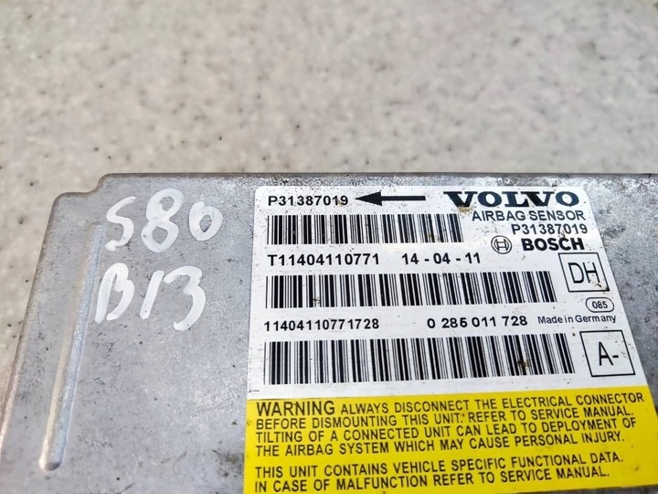 Блок AirBag к Volvo S80 2006