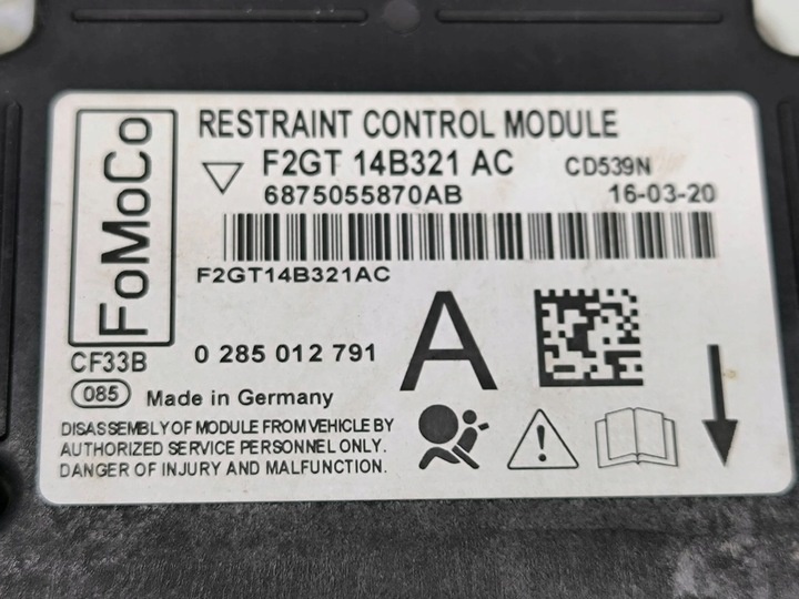 Блок AirBag к Ford Edge 2015