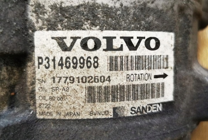 Компрессор кондиционера к Volvo V60 2013