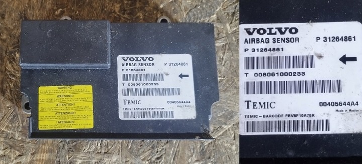 Блок AirBag к Volvo S80 2006
