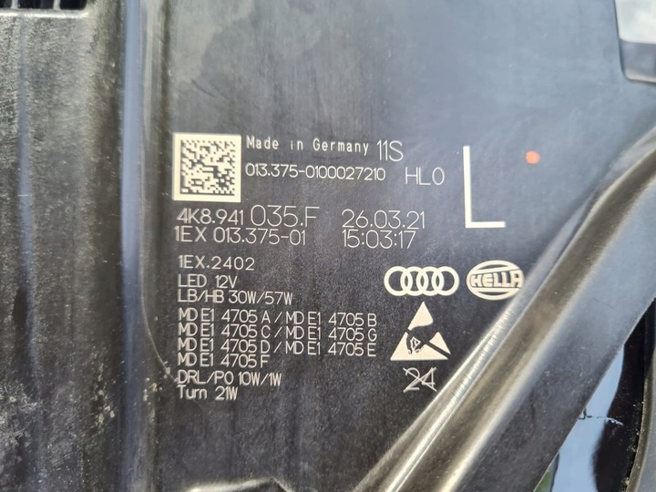 Фара левая к Audi A7 2018