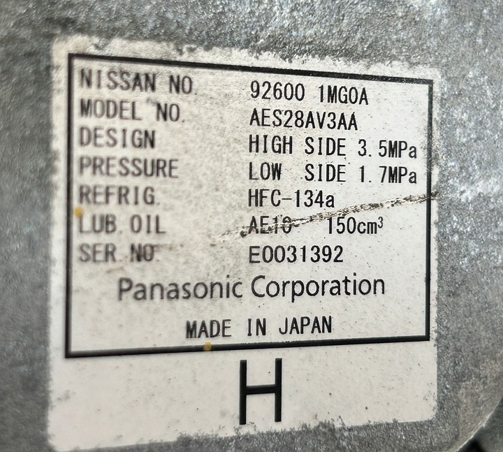 Компрессор кондиционера к Nissan Leaf 2010