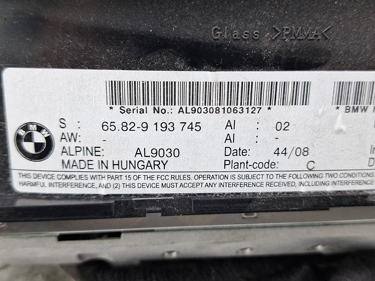 Монитор к BMW 5 2009