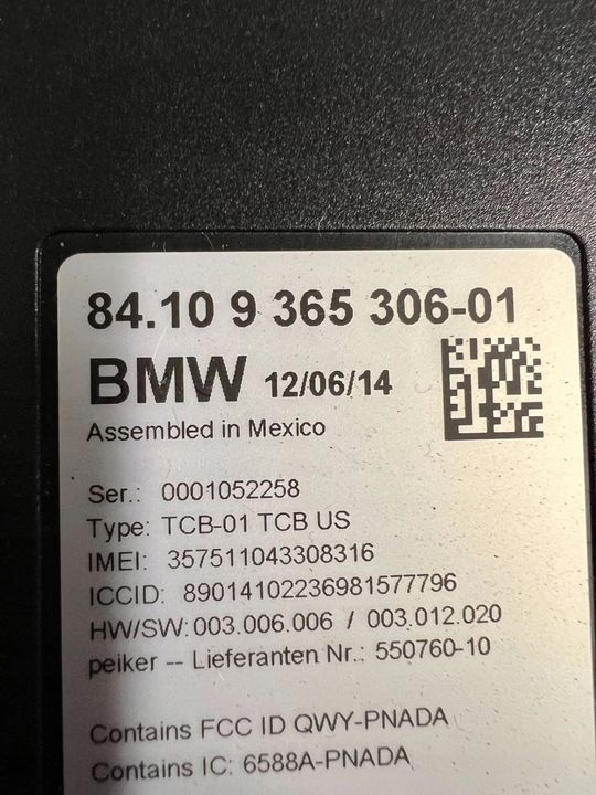 Блок комфорта к BMW i3 2013
