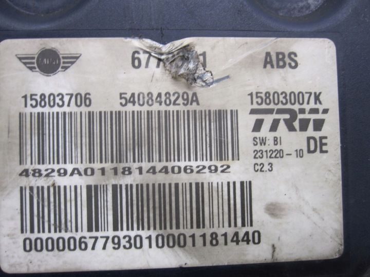 Блок ABS к MINI Cooper 2006
