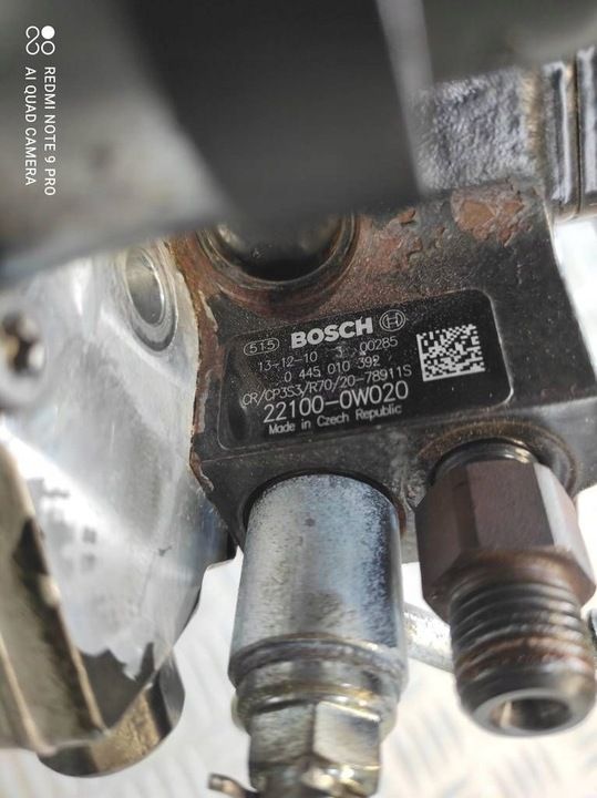 ТНВД к Toyota Auris 2012