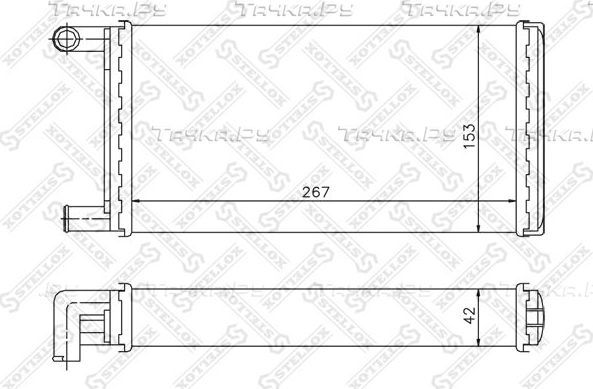 Радиатор отопителя (печки) к PUCH G-modell 1994