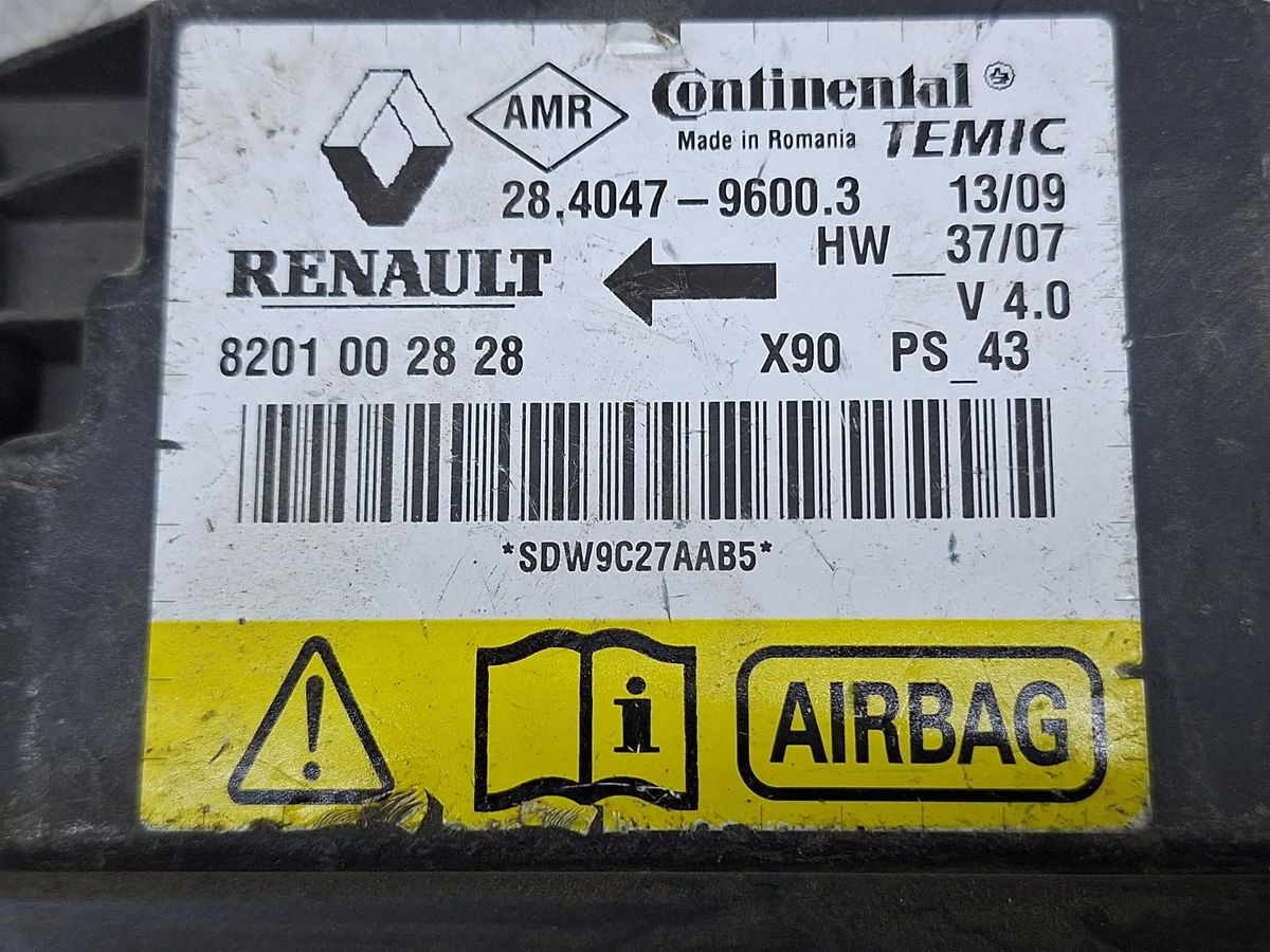Блок AirBag к Dacia Sandero 2010