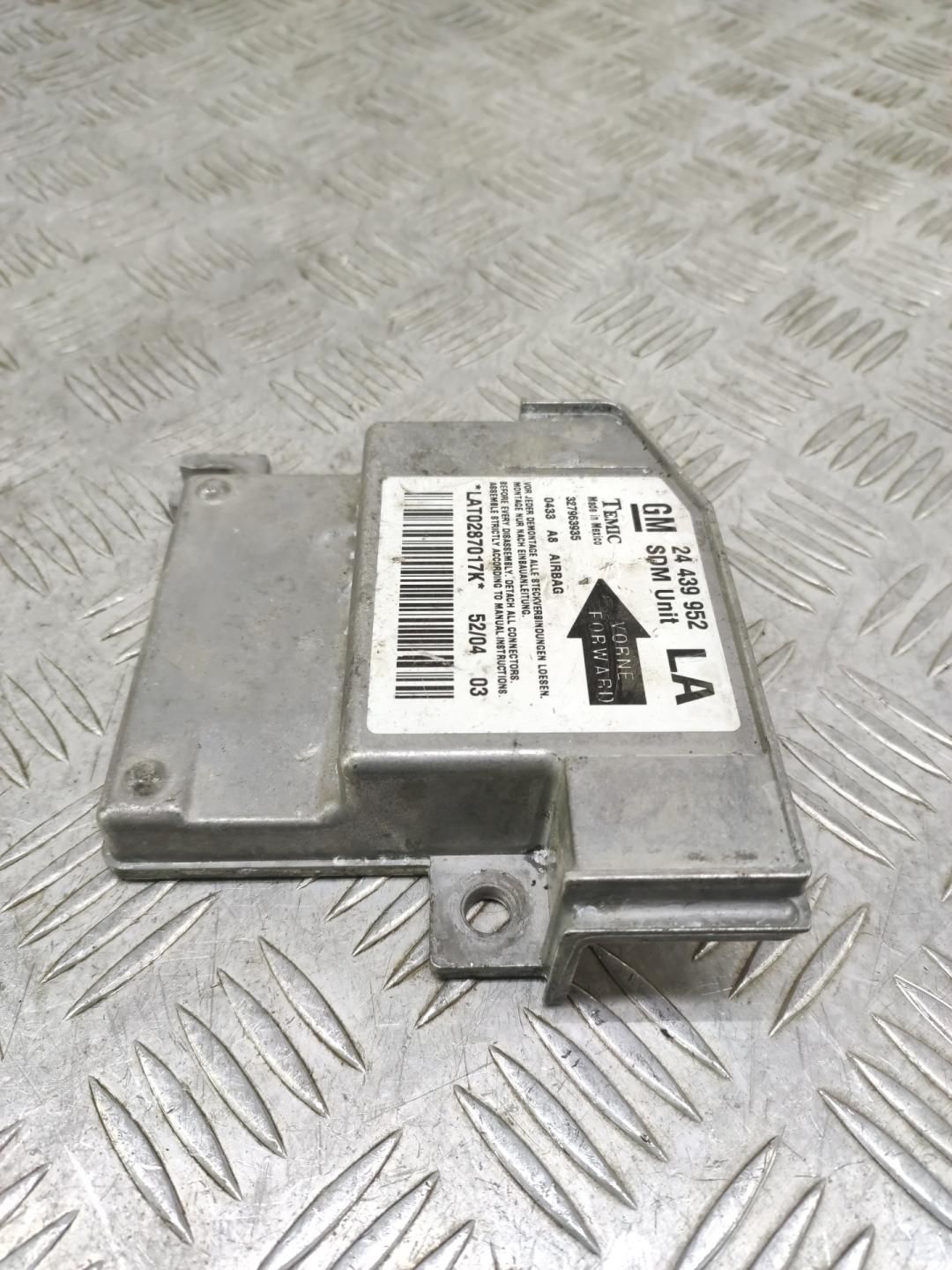 Блок AirBag к Opel Corsa 2003