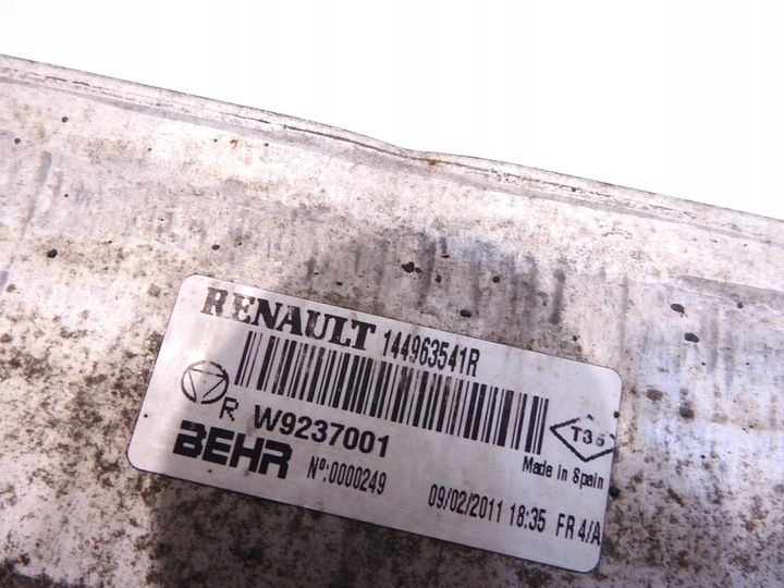 Интеркулер к Renault Scenic 2009