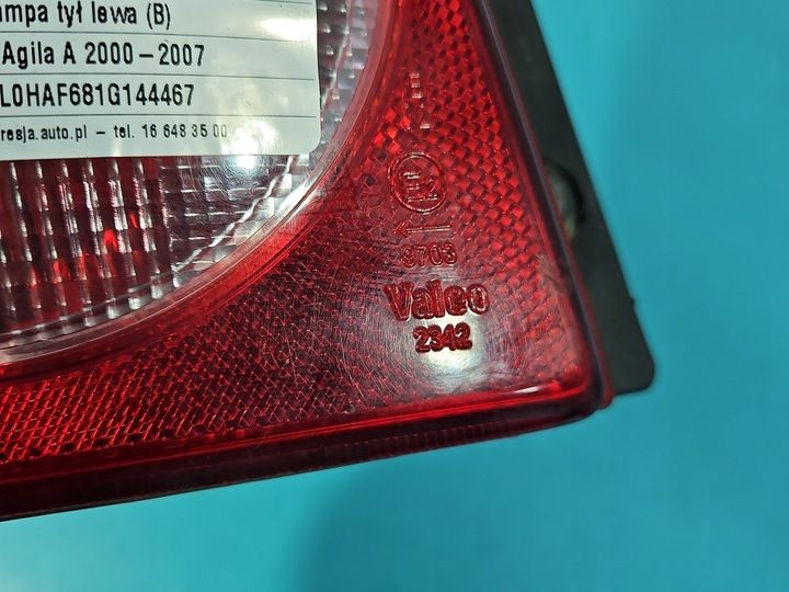 Фонарь задний левый к Opel Agila 2008