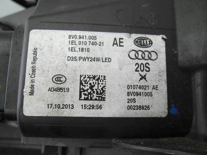 Фара левая к Audi A3 2012