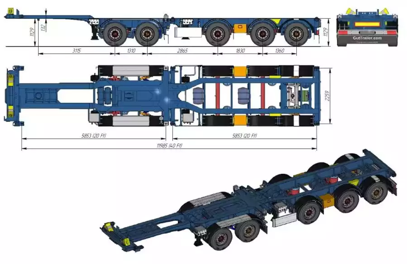 Gut Trailer CS-453+CS-236 2021