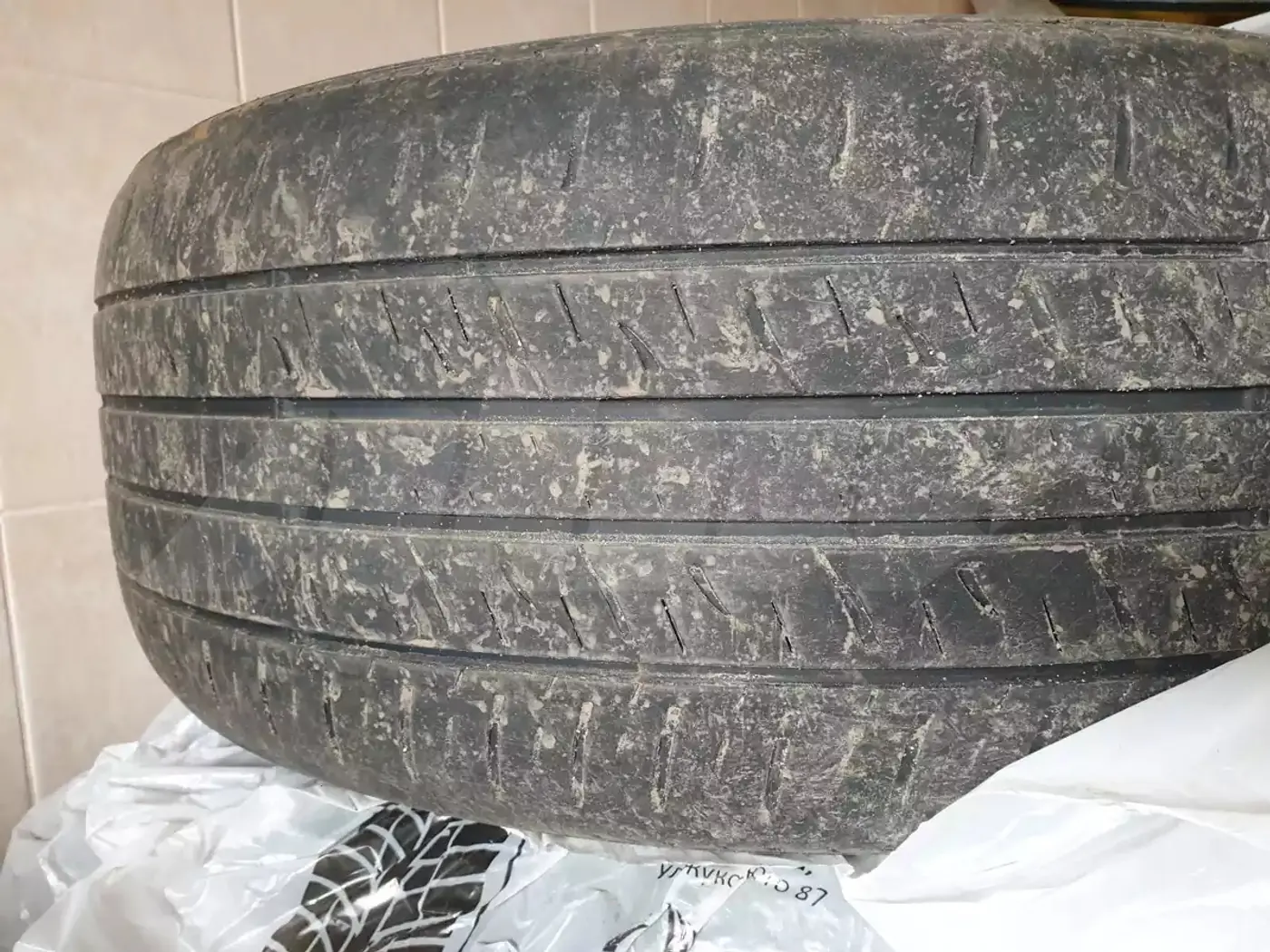 R21 275 50 Dunlop Шины DUNLOP R21 4шт б/у M+S 275/50 комплект, всесезонка, торг.