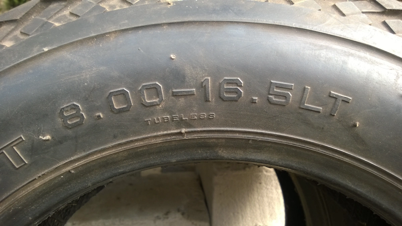 R16.5 800 80 General jumbo glt