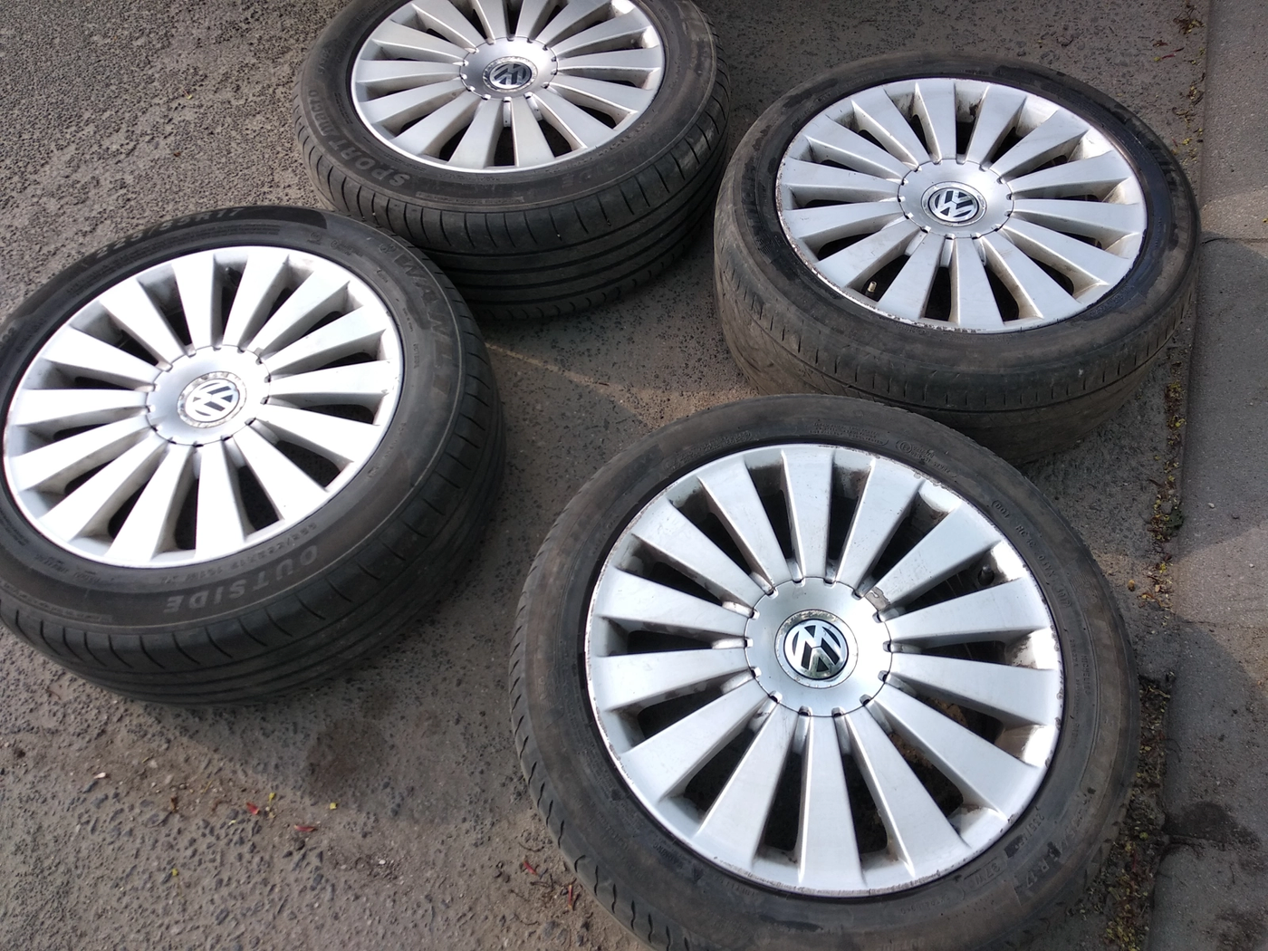 7xR17 5 112 ET47 DIA57.1 к Volkswagen Passat