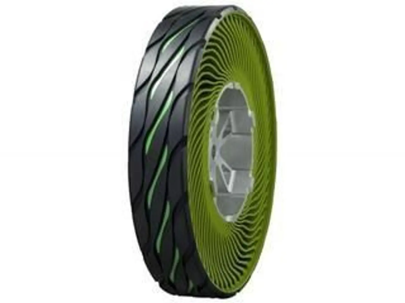 В Bridgestone разработали шину, обходящуюся без воздуха