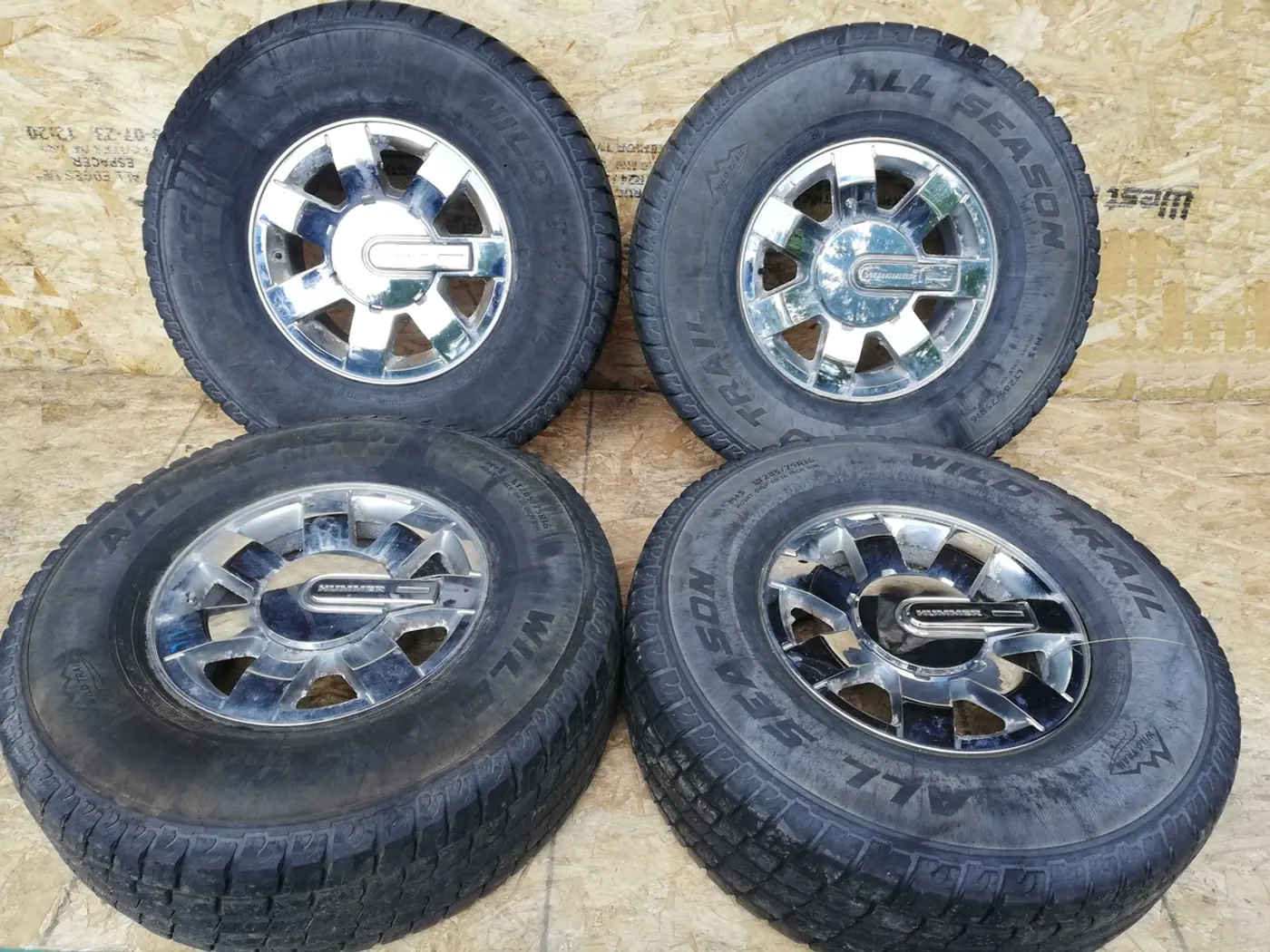 7.5xR16 6 139.7 ET38 DIA100.1 к Hummer H3