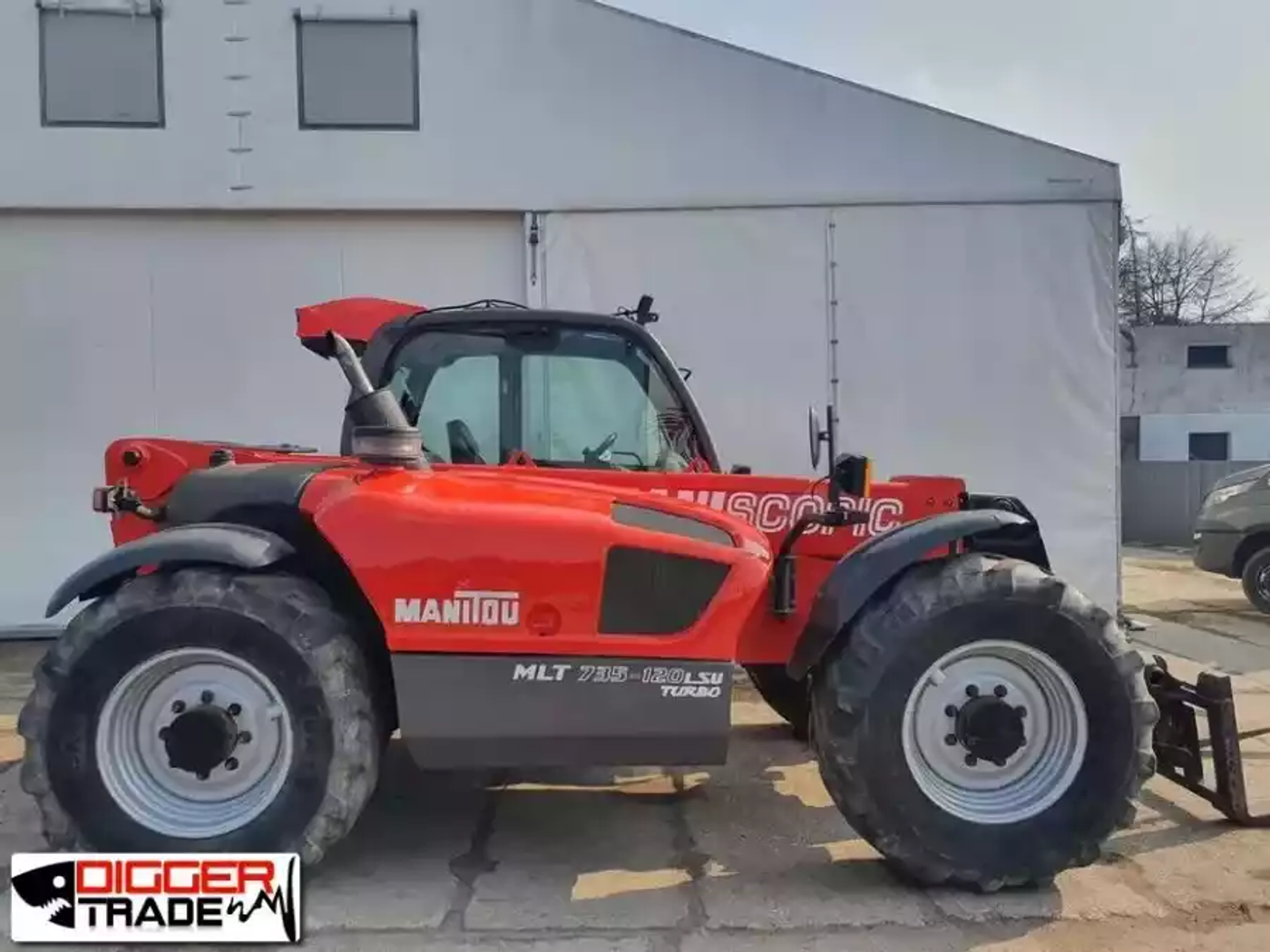 телескопический погрузчик Manitou MLT 2010