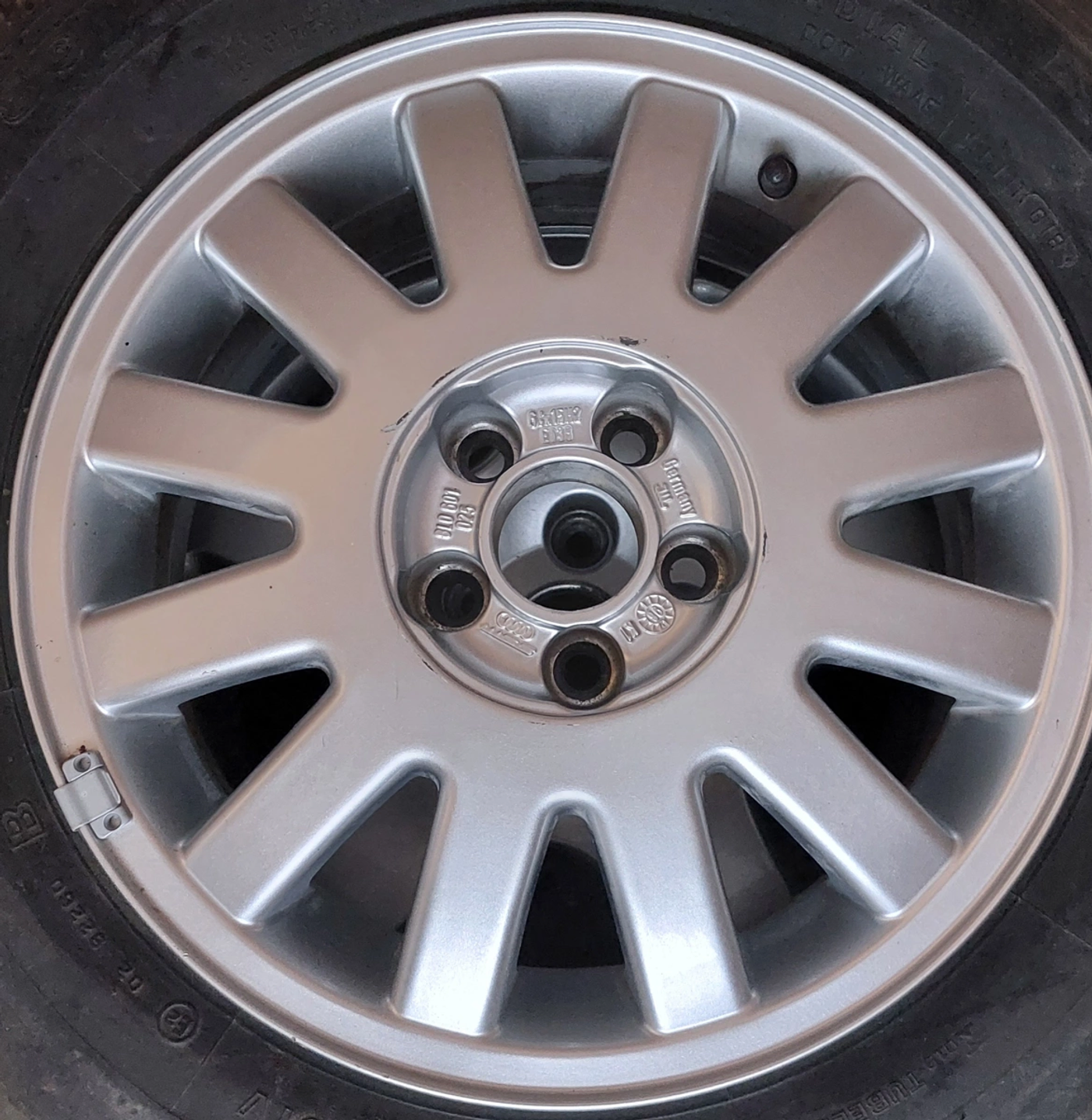 6xR15 5 100 ET38 DIA57.1 к Audi A3