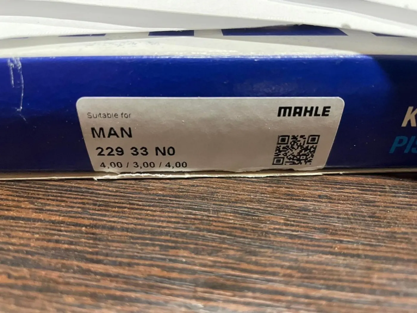 Кольца поршневые двс к MAN TGA 2023