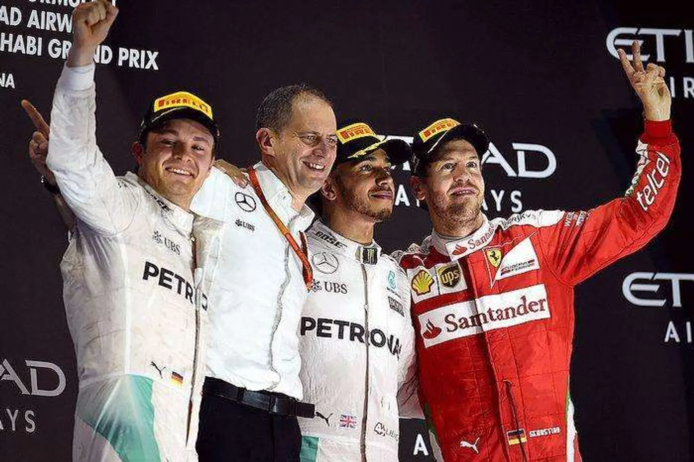 F1. GP Абу-Даби. Хэмилтон выигрывает гонку, Росберг становится чемпионом!