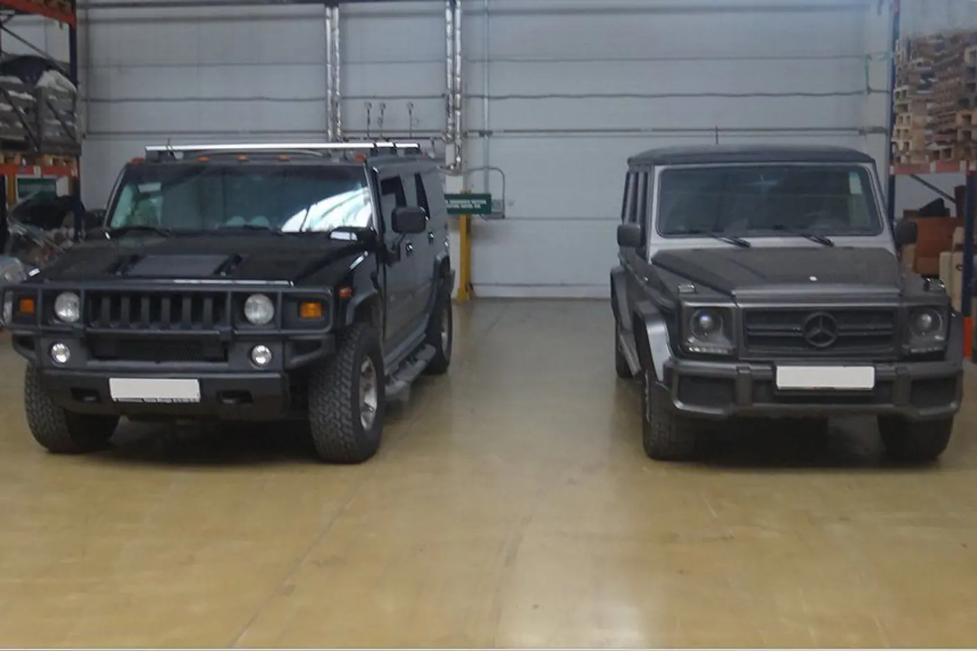 Таможня изъяла у гражданина Сербии бронированные Mercedes Gelandewagen и Hummer