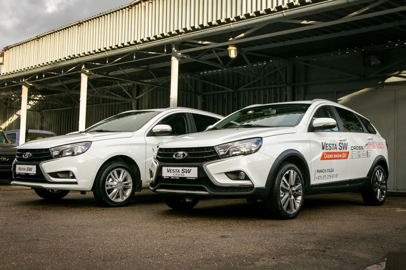 Lada Vesta SW Cross приехала в Минск