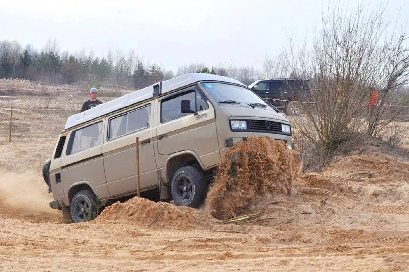 Приехал полноприводный VW T3 и... Как прошел джип-триал под Заславлем?